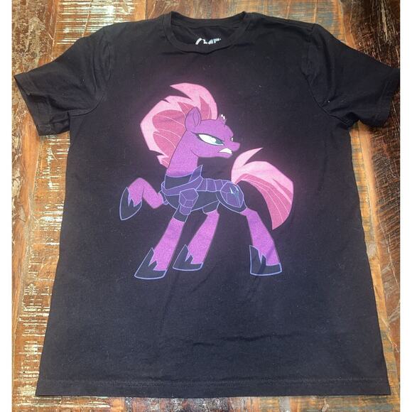 MF Presents My Little Pony Shirt Small Short Sleeve Black Tee Shirt - Picture 1 of 6